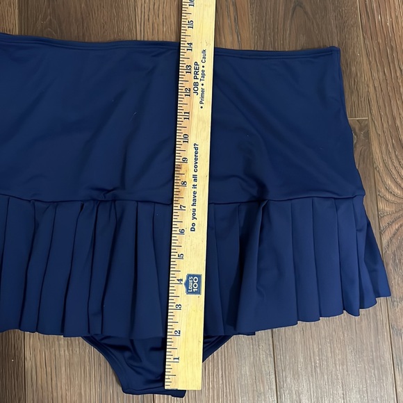 NWT Size 16 BEACH HOUSE Sophie Pleated Skirted Swim Bottom with Attached Bikini - Picture 15 of 16